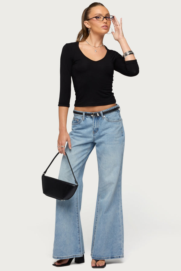 Jamila Quarter Sleeve Top