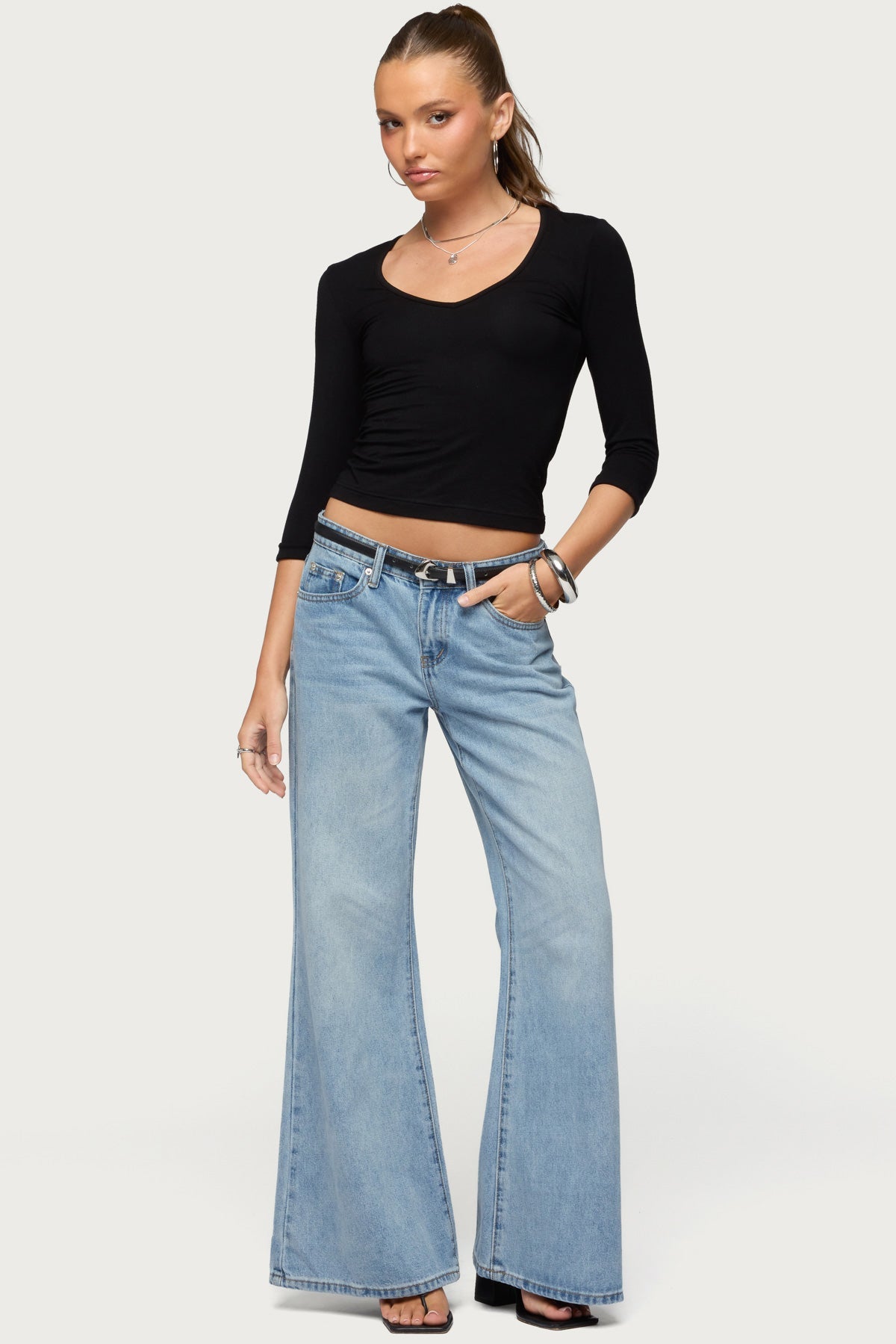 Jamila Quarter Sleeve Top