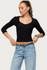 Jamila Quarter Sleeve Top