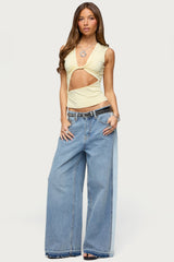 Miranda Twist Cutout Top