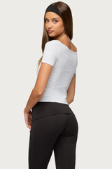 Loly Scoop Neck T Shirt