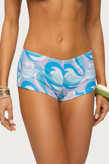 Cassa Paisley Boyshort Bikini Bottom