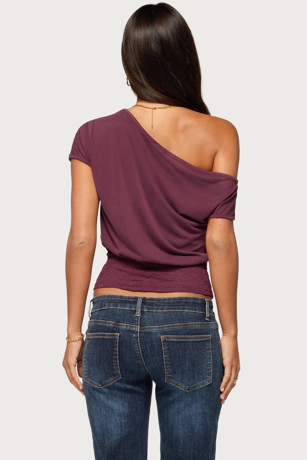 Michy Off Shoulder Lacey Top