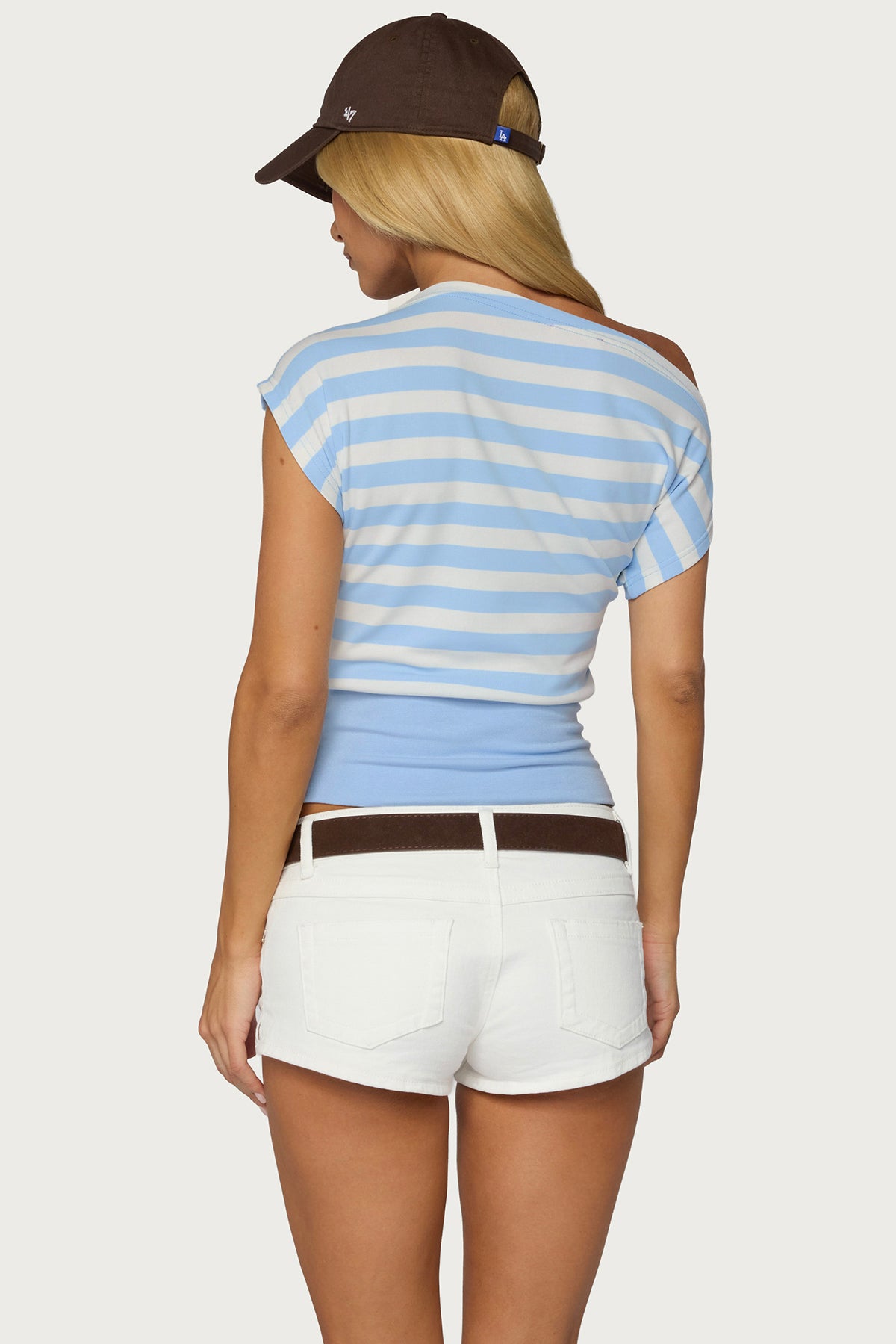 Kittie Striped Off Shoulder Top