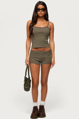 Jody Striped Ribbed Tank Top