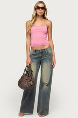 Noor Distressed Low Rise Baggy Jeans