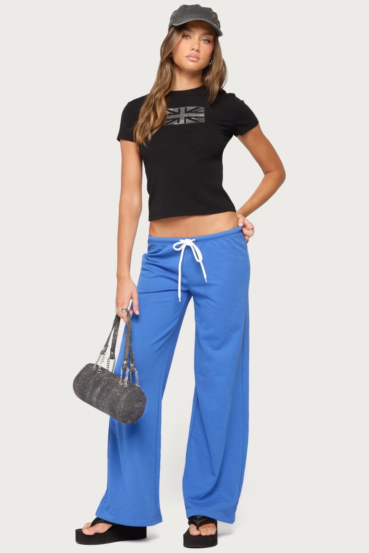 UK Girl Rhinestone T Shirt