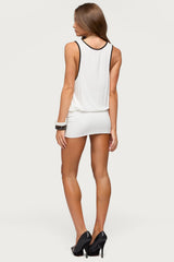 Marise Contrast Mini Dress