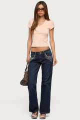 Terrezina V Neck T Shirt