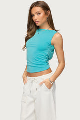 Rondah Twisted Backless Top