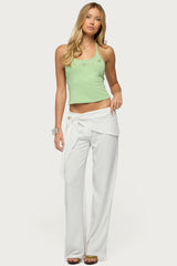 Jeannie Beaded Halter Top
