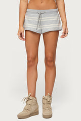 Bryne Striped Tie Waist Shorts