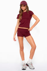 Marleaux Foldover Shorts