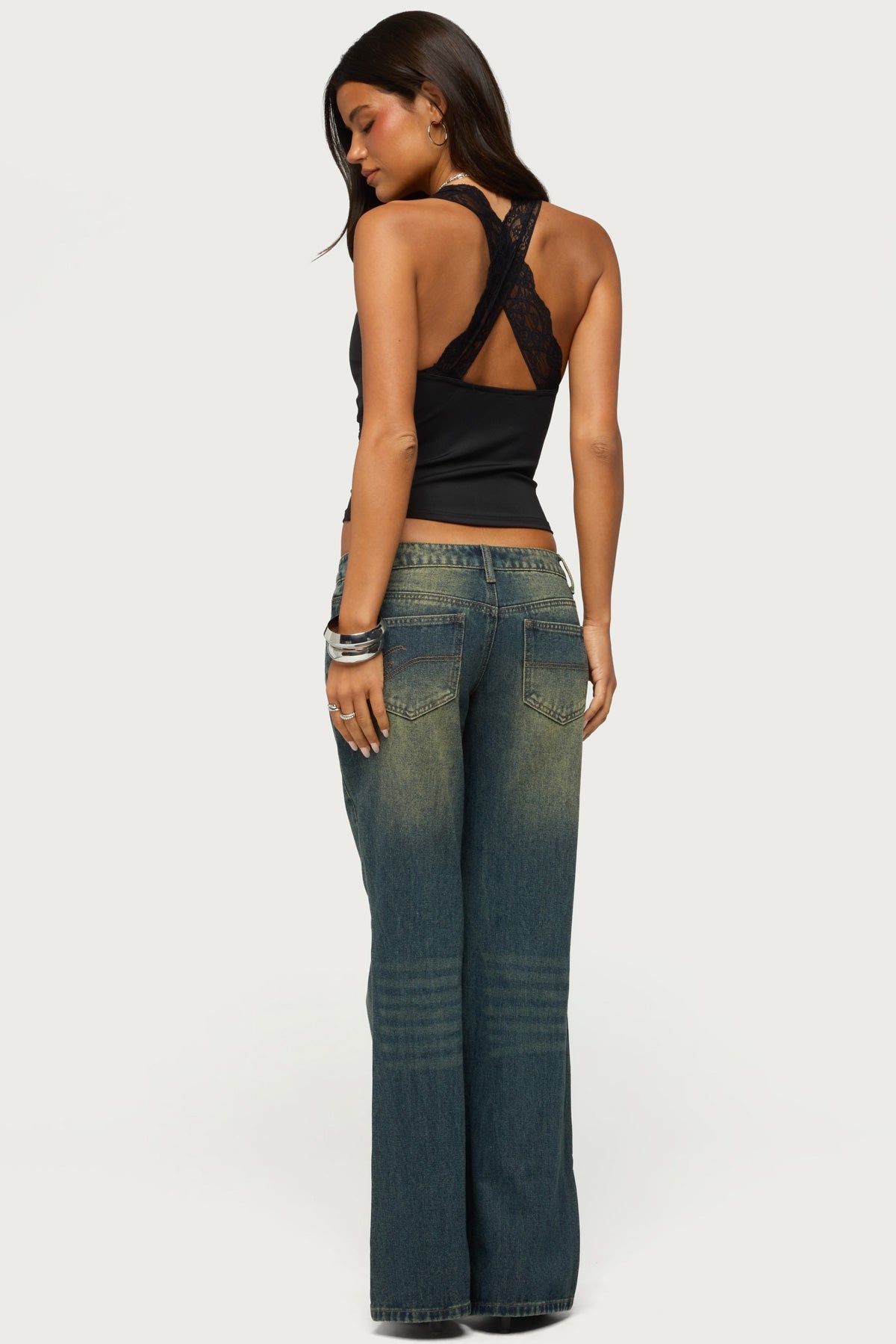 Shirili Low Rise Flared Jeans