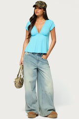 Palermo Lacey Babydoll Top
