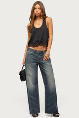 Onie Lacey Satin Effect Tank Top