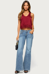 Onie Lacey Satin Effect Tank Top