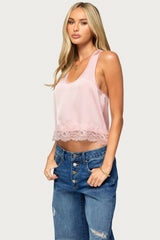Onie Lacey Satin Effect Tank Top