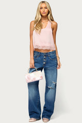 Onie Lacey Satin Effect Tank Top