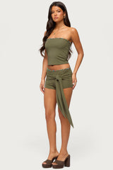Monroah Bead Low Rise Shorts