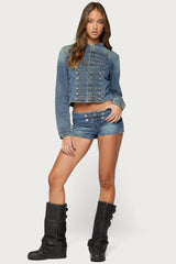 Jazzy Denim Naploeon Shorts