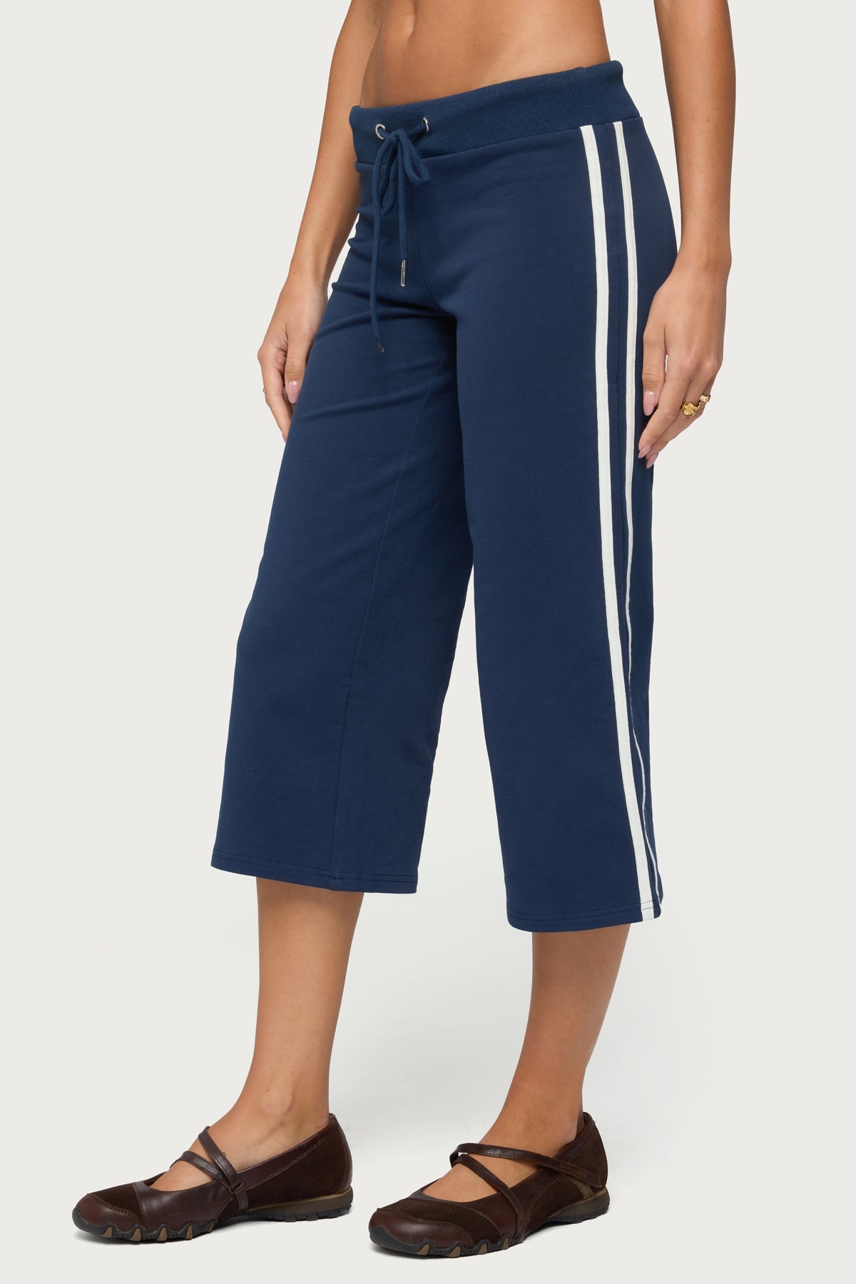 Zanele Side Stripe Capri Joggers