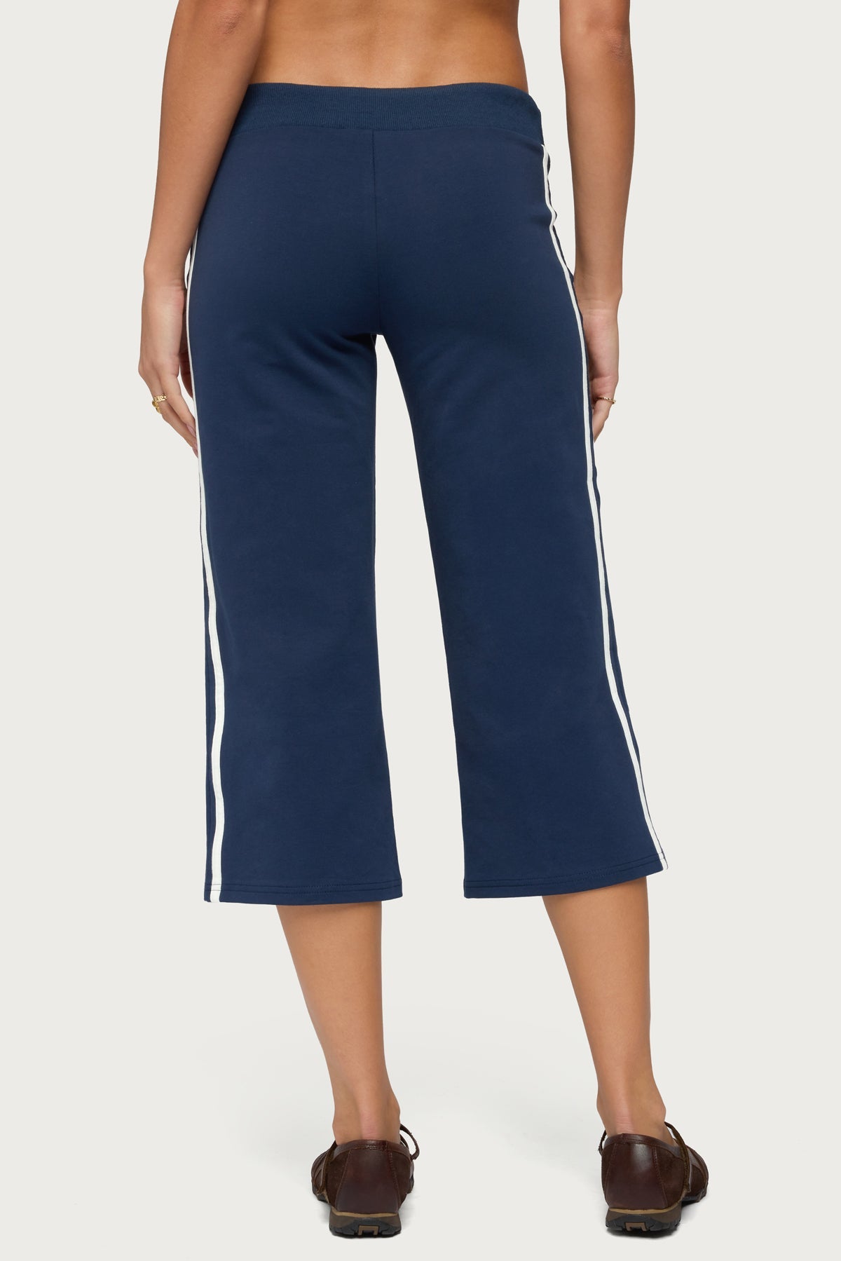 Zanele Side Stripe Capri Joggers