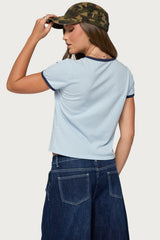 England Babe Graphic T Shirt