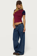 Sophiah Contrast T Shirt