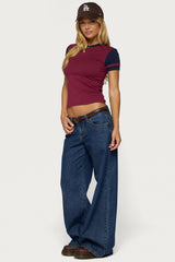 Sophiah Contrast T Shirt