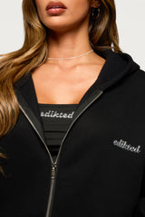 Edikted Diva Zip Up Hoodie