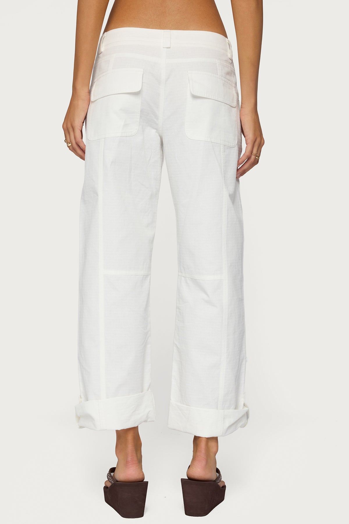 Odettia Sheer Cotton Trousers