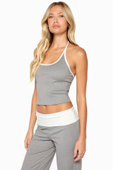 Dayna Contrast Halter Top