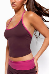 Dayna Contrast Halter Top