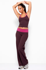 Dayna Contrast Halter Top