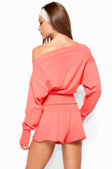 Hennie Off Shoulder Sweatshirt