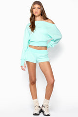 Hennie Off Shoulder Sweatshirt