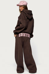 Edikted Glow Rhinestone Joggers