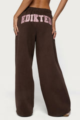 Edikted Glow Rhinestone Joggers