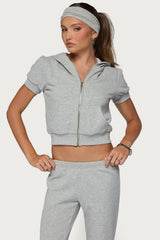 Rachel Short Sleeve Hooded Top
