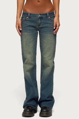 Moonie Low Rise Bootcut Jeans