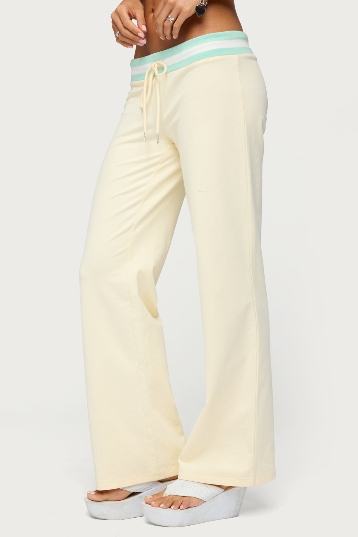 Clioh Contrast Waist Joggers