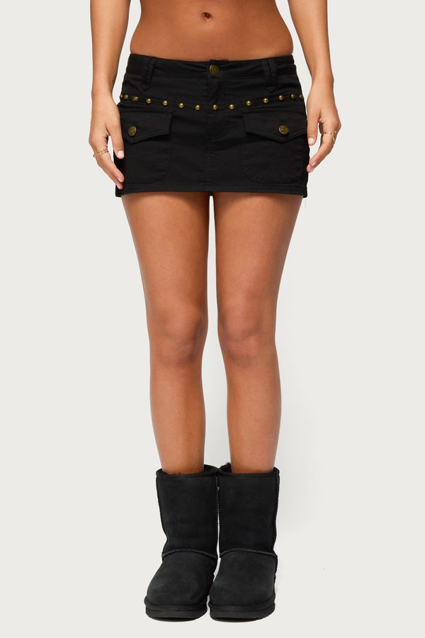 Deliya Studded Cargo Skort view 2