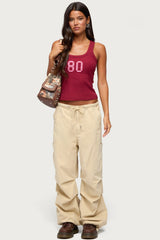 Emzi Baggy Cotton Cargo Trousers