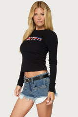 Edikted London Long Sleeve Top