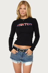 Edikted London Long Sleeve Top
