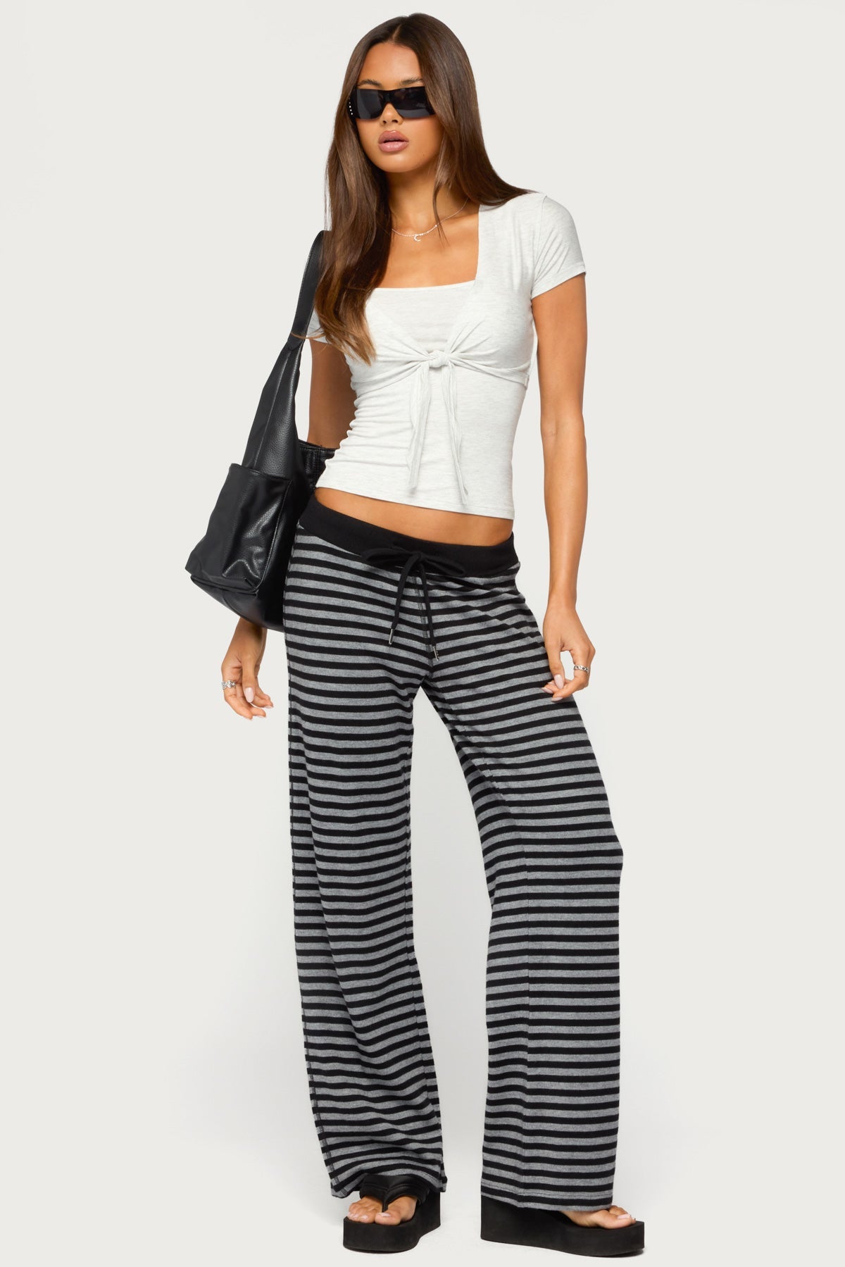 Tarla Striped Knit Trousers