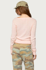 Kaile Cable Knit Top