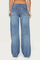 Faya Baggy Low Rise Jeans