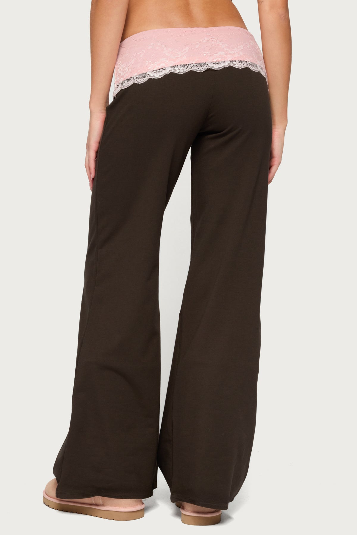 Chrissie Lacey Contrast Foldover Trousers